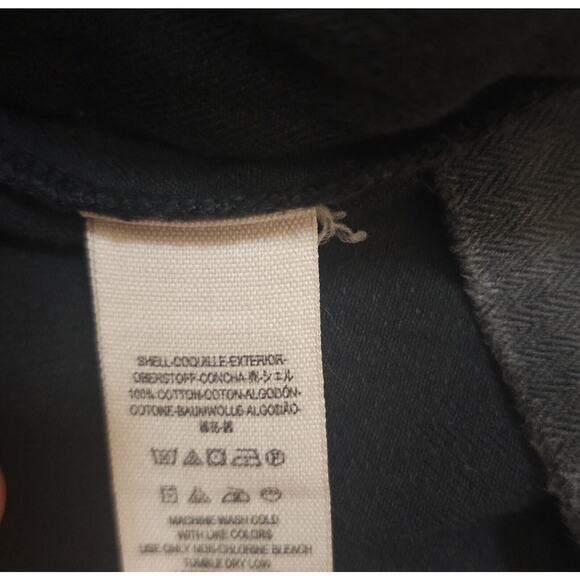 Free People Embellished Black Military Utilitarian Shirt Jacket Eagle Size M - Picture 15 of 15